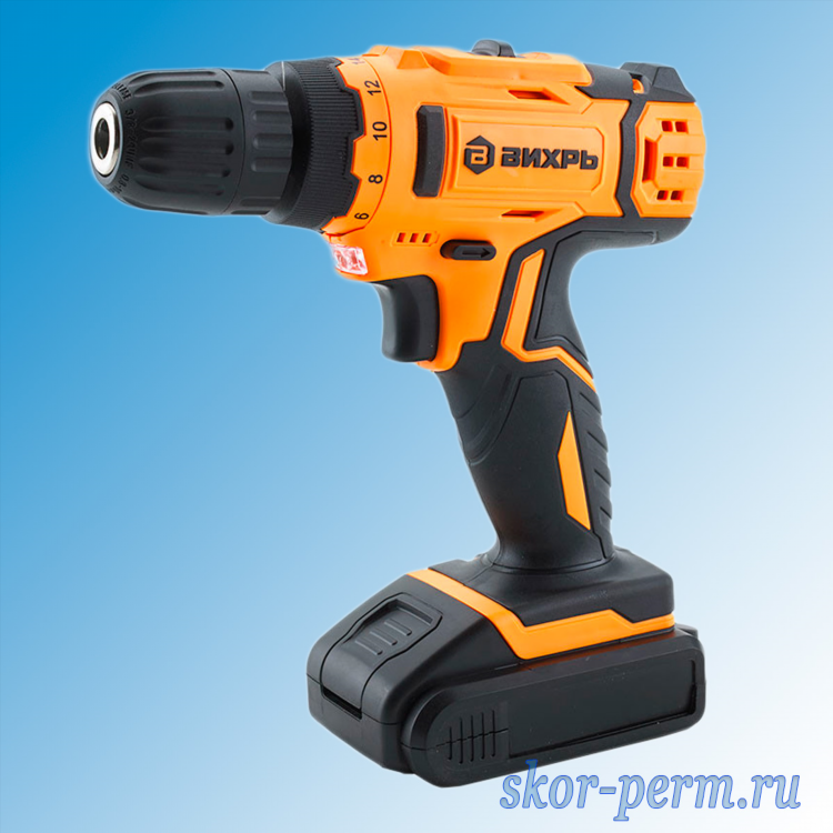 Шуруповерт вихрь 18 л 2к